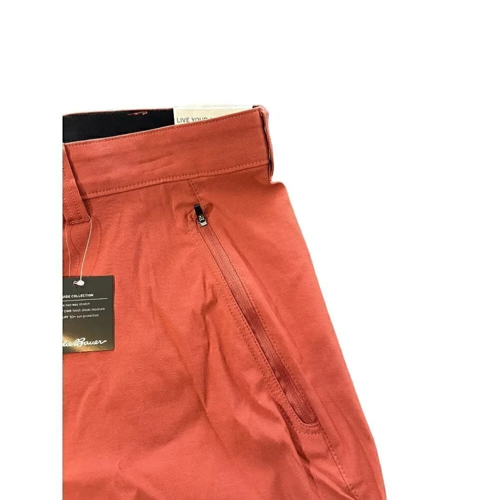 Eddie Bauer Men's Size 42 Horizon Guide Wander Shorts, Rust Color. NWT - Picture 4 of 10